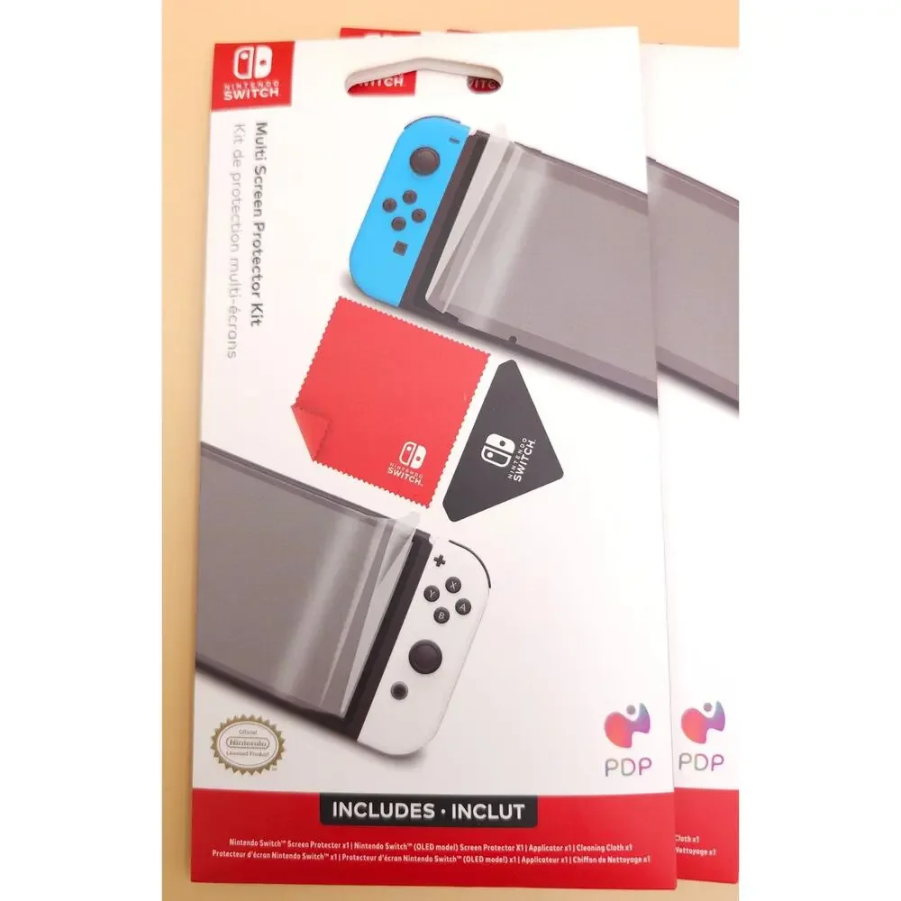 (6) PDP Multi-Screen Protector Kits Nintendo Switch & OLED Models 12 Protectors